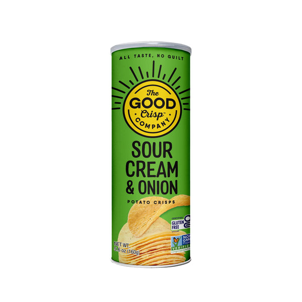 The Good Crisp Company Sour Cream and Onion sin gluten · Papas · 159 g