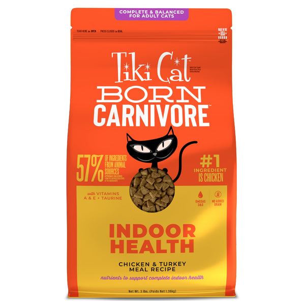 Tiki Cat Born Carnivore Indoor Health · Alimento seco para gatos · 1.36 kg
