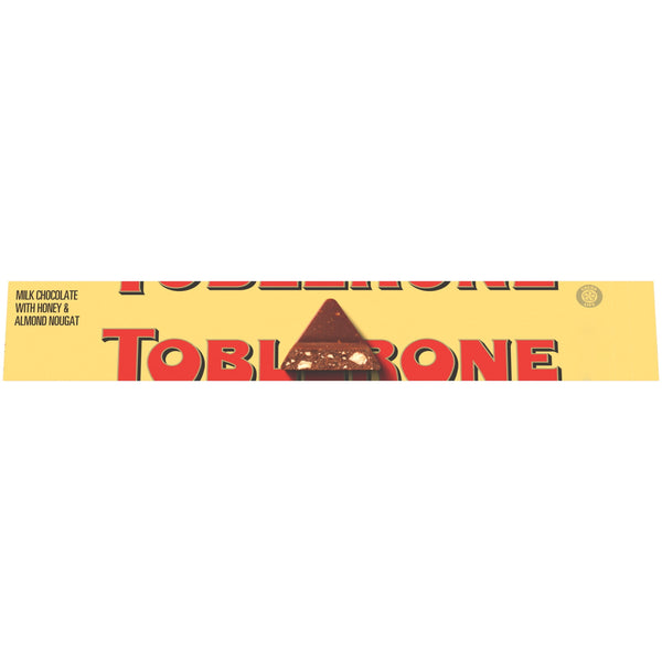 TOBLERONE Milk Chocolate Bar with Honey and Almond Nougat · Dulce · 100 g