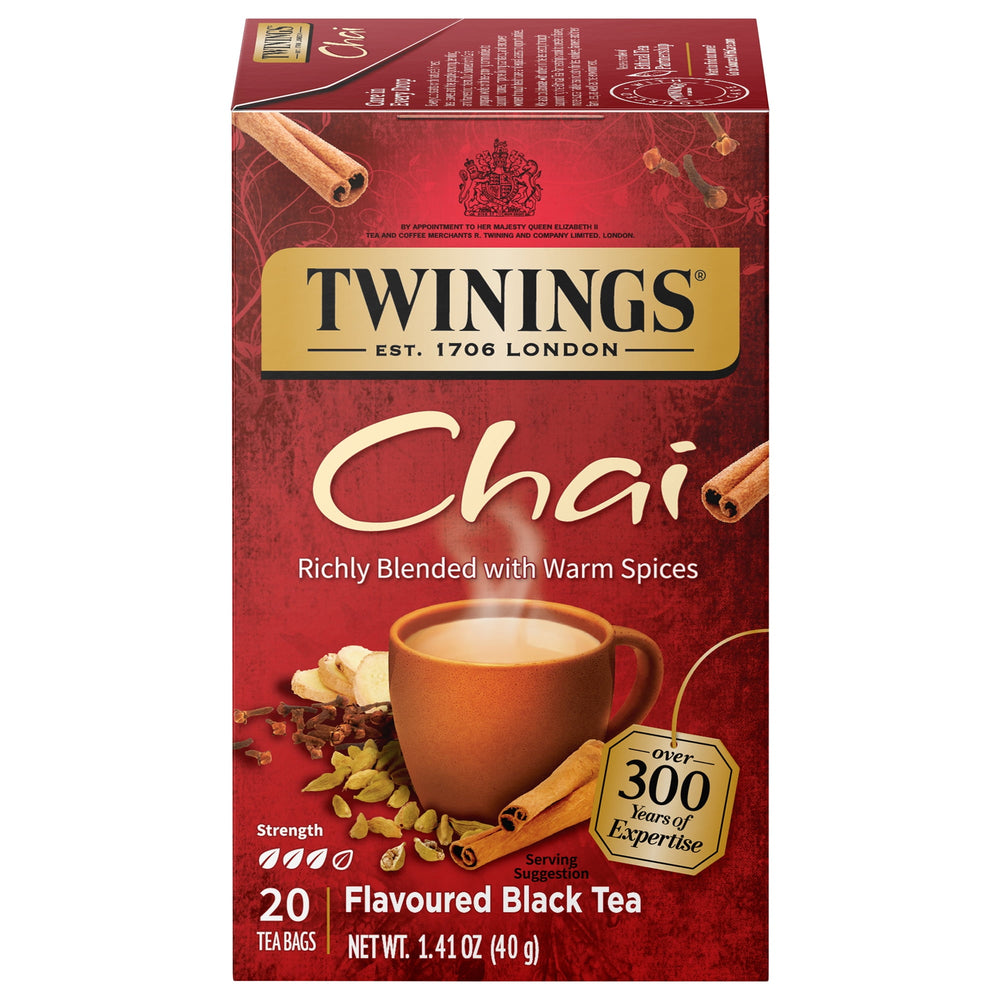 Twinings Chai Spiced Black Tea · Té · 20 pzas