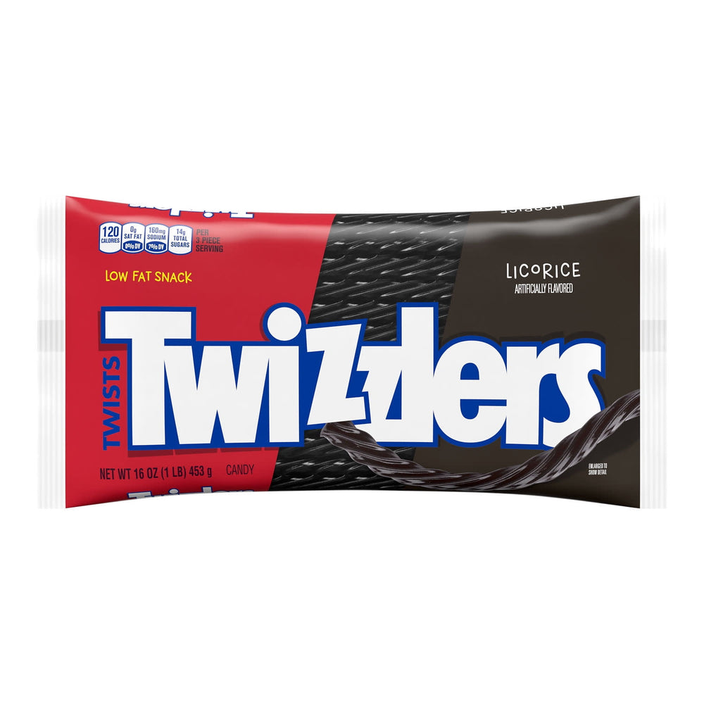 Twizzlers Twists Licorice Licorice Style · Dulce · 454 g · bolsa