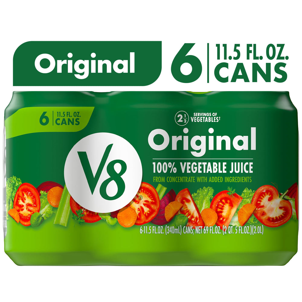 V8 Original 100% Vegetable Juice · Bebida · 6 pzas de 340 ml
