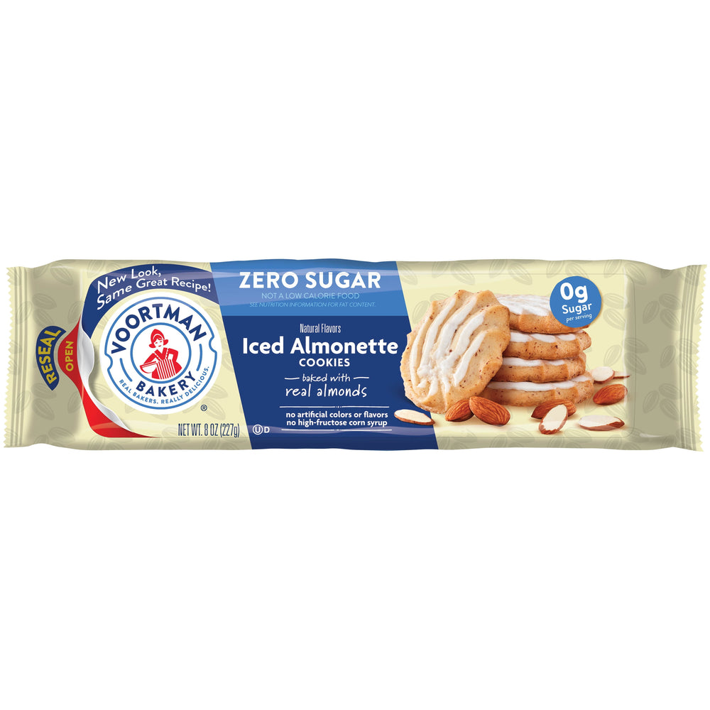 VOORTMAN Bakery Iced Almonette Zero Sugar · Galletas · 227 g