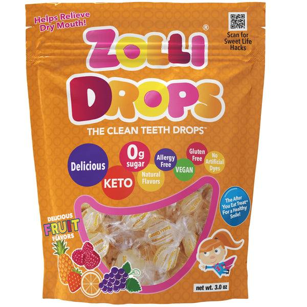 ZOLLIPOPS Zolli Drops Fruit sin azúcar · Dulce · 85 g