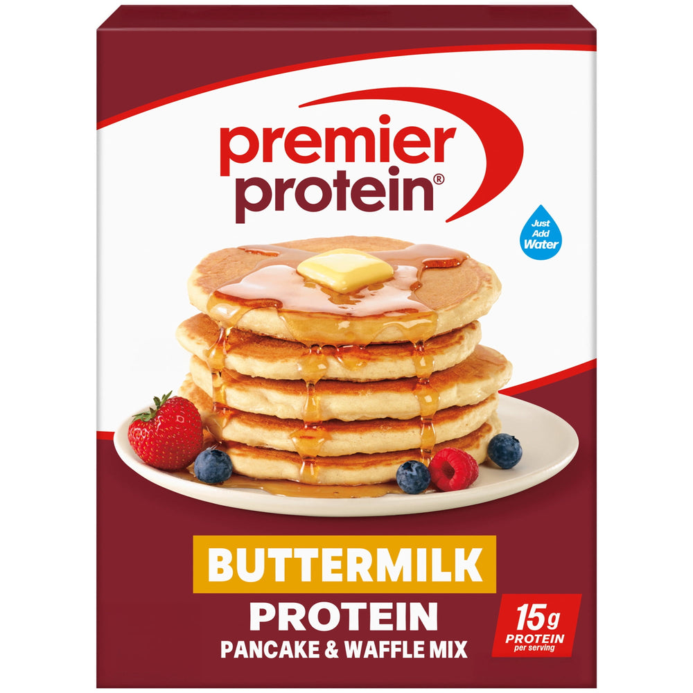 Premier Protein Buttermilk · Harina para hot cakes y waffles · 567 g