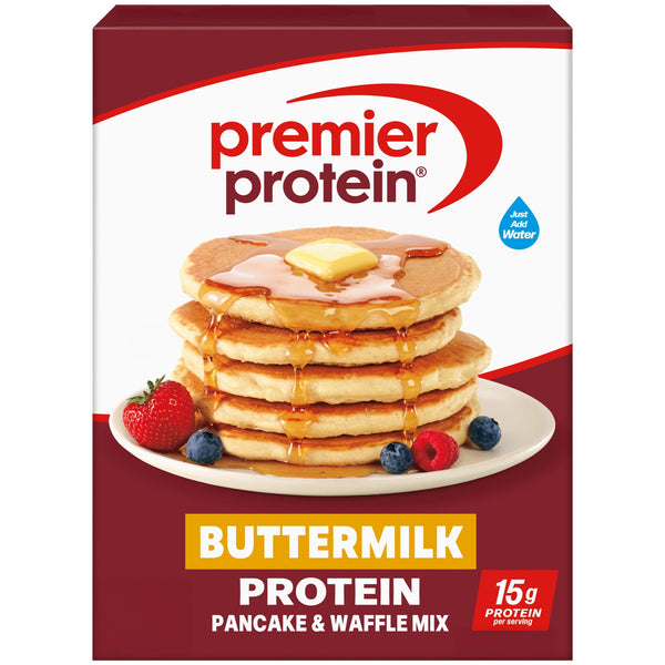 Premier Protein Buttermilk · Harina para hot cakes y waffles · 567 g