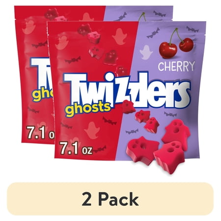 Twizzlers Ghosts Cherry Halloween · Gomitas · 2 pack de 201 g