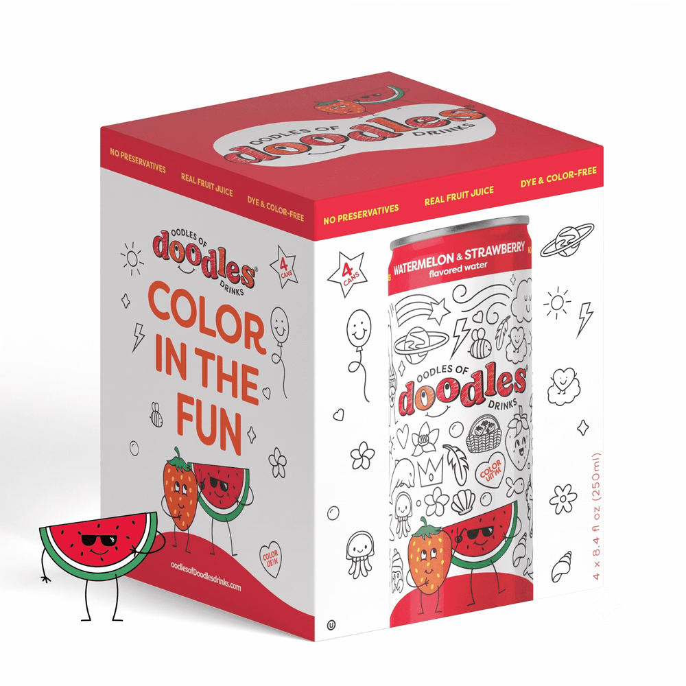 Oodles Of Doodles Strawberry Watermelon Beverage Still · Bebida · 238 g