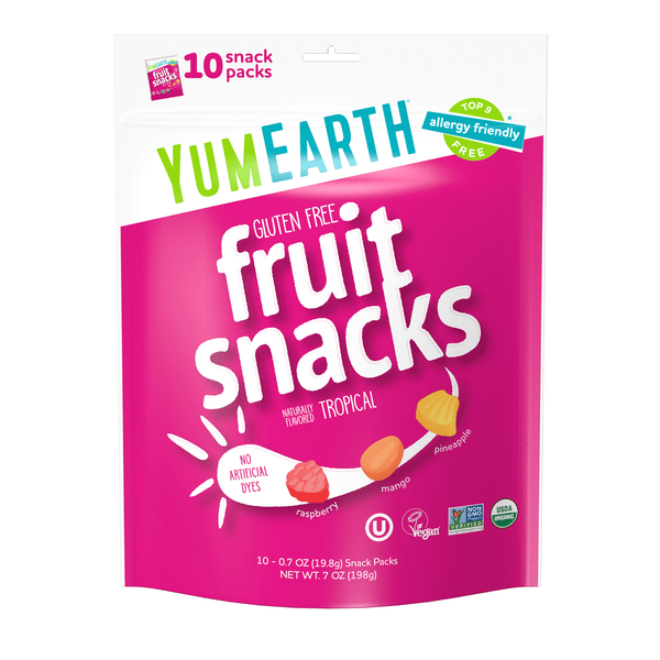 YumEarth Organic Tropical Fruit · Gomitas de fruta · 176 g
