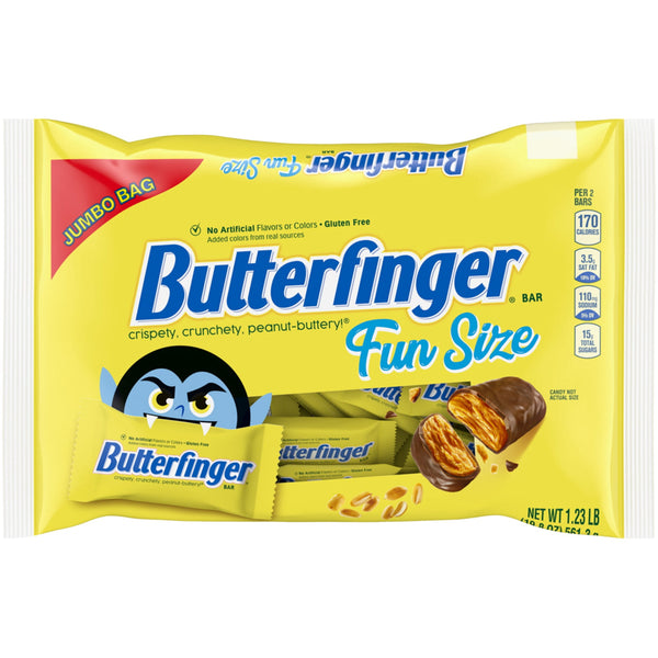Butterfinger Chocolatey · Caramelos · 561 g · bolsa · tamaño fun