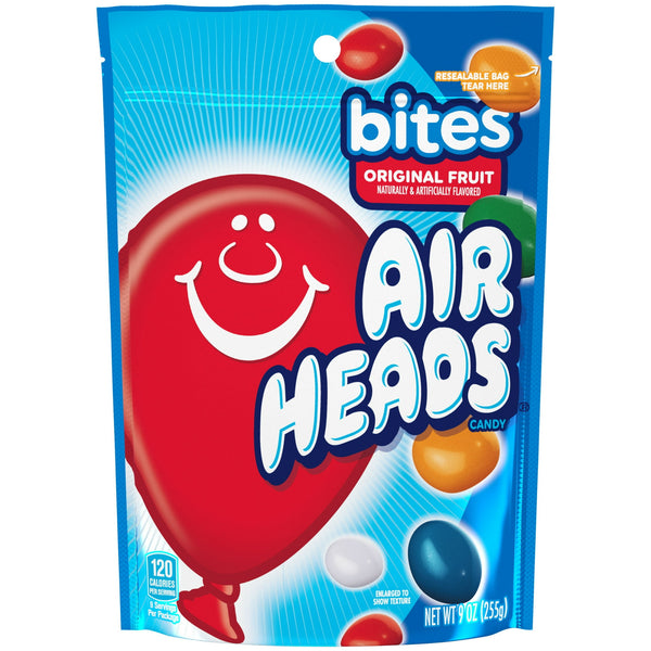 Airheads Bites Fruit · Caramelos · 255 g · bolsa