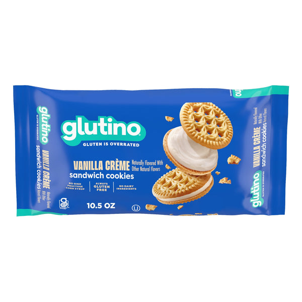 Glutino Vanilla Crème Gluten Free · Galletas · 298 g