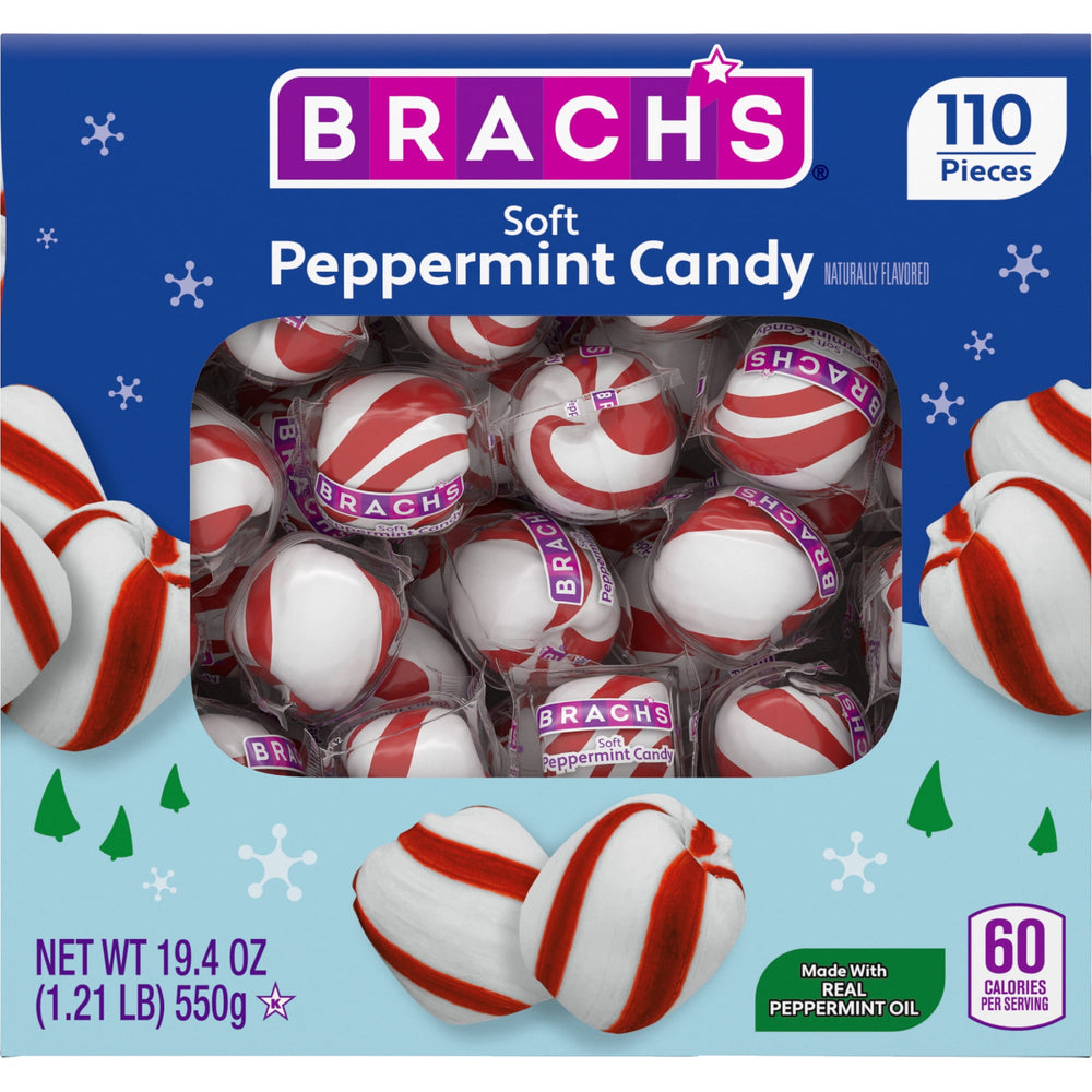Brach's Holiday Soft Peppermint Candies Christmas · Chicles y mentas · 550 g · caja