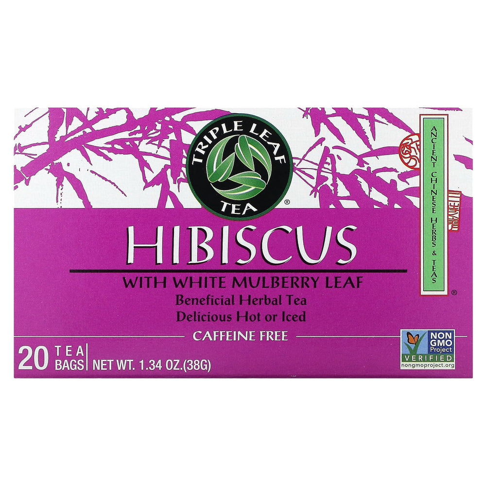 Triple Leaf Tea Hibiscus White Mulberry 20 Tea · Té