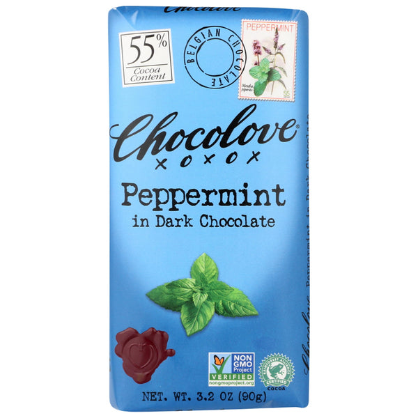 Chocolove Peppermint In Dark Chocolate · Caramelos · 91 g