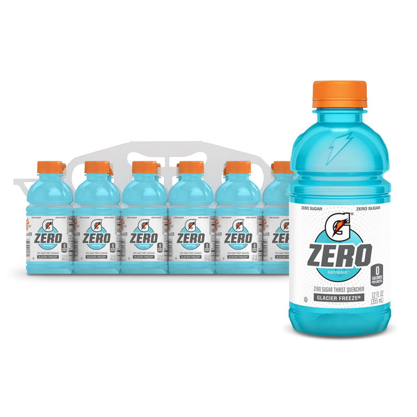 Gatorade Glacier Freeze Zero Sugar · Bebida · 12 pzas de 355 ml