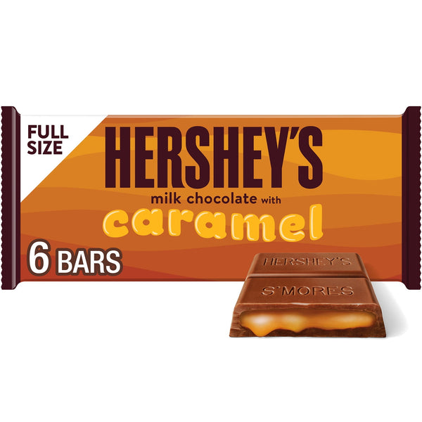 Hershey's Milk Chocolate with Caramel · Caramelos · 6 pzas de 40 g