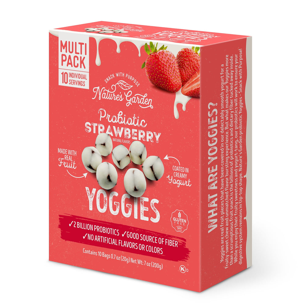 Yoggies Strawberry Probiotic · Gomitas · 10 pzas