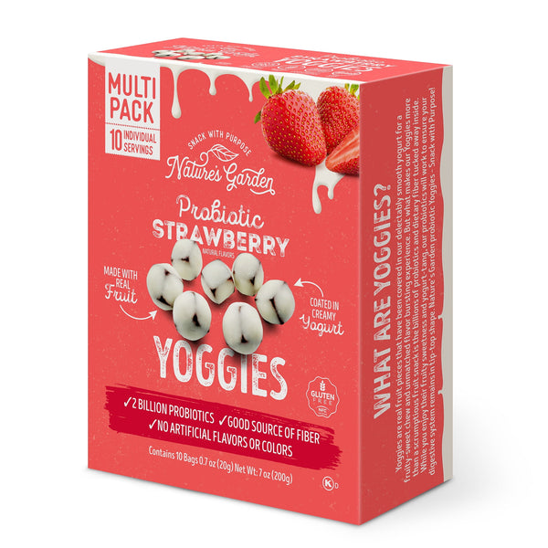 Yoggies Strawberry Probiotic · Gomitas · 10 pzas