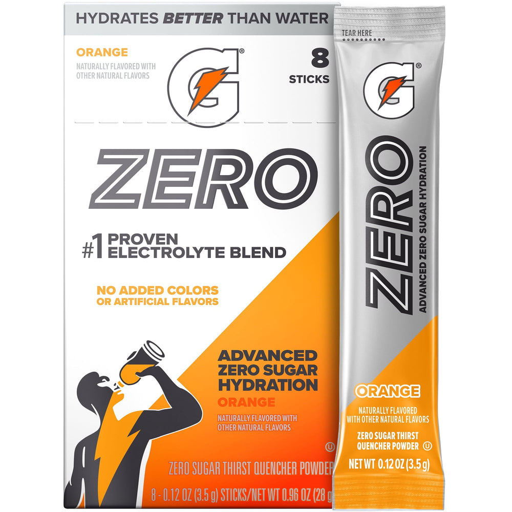 Gatorade Orange Zero Sugar · Polvo para agua · 3 g