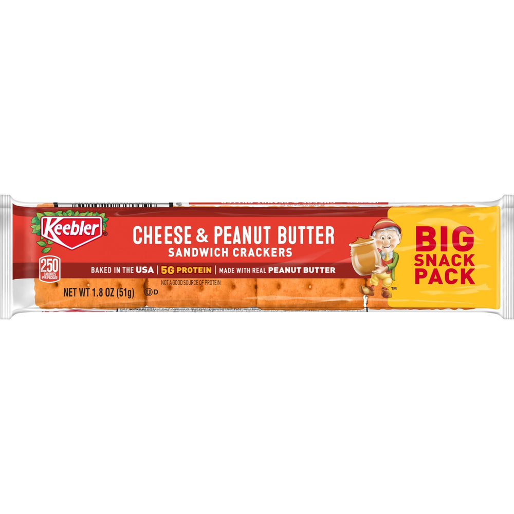 Keebler Cheese and Peanut Butter · Galletas saladas · 51 g