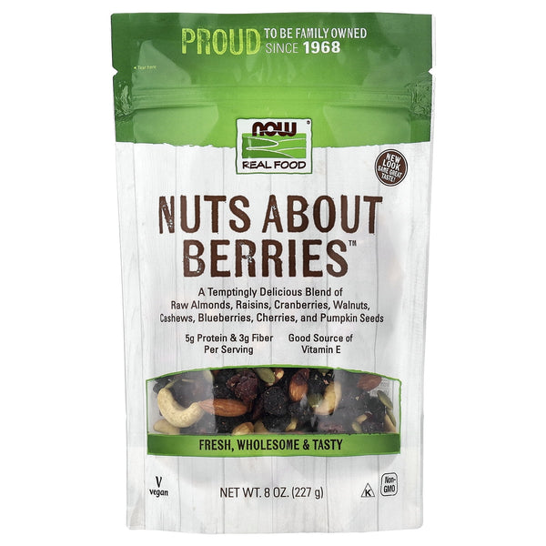 Now Nuts About Berries · Nueces · 227 g