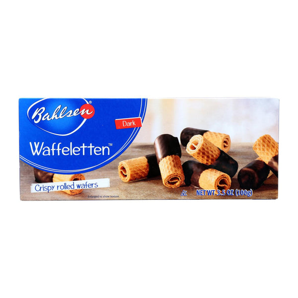 Bahlsen Waffeletten Cookie Rolls Dark Chocolate · Galletas · 99 g