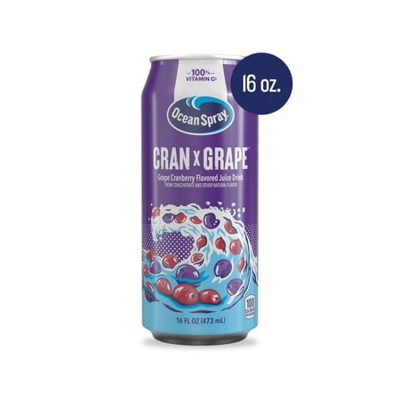 Ocean Spray® Cran x Grape · Bebida · 454 g · lata