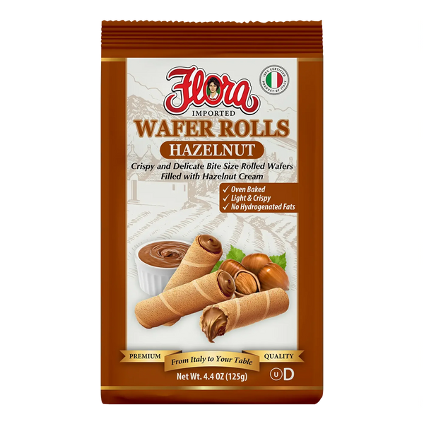 Hazelnut Wafer Rolls · Galletas
