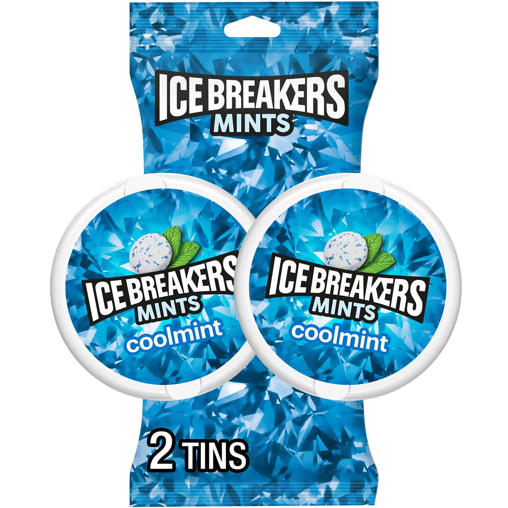 Ice Breakers Coolmint Tins · Chicles y mentas · 2 pzas de 43 g
