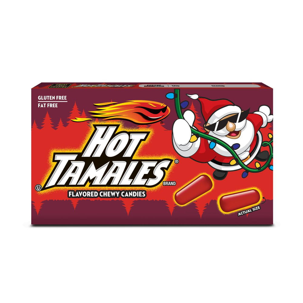 HOT TAMALES Fierce Cinnamon Holiday Theater · Caramelos · caja