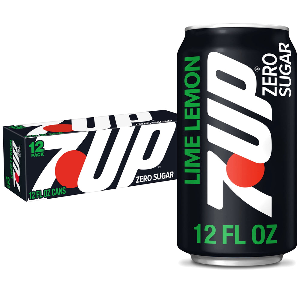 7UP Lime Lemon Caffeine Free Zero Sugar · Refresco · 12 latas de 355 ml