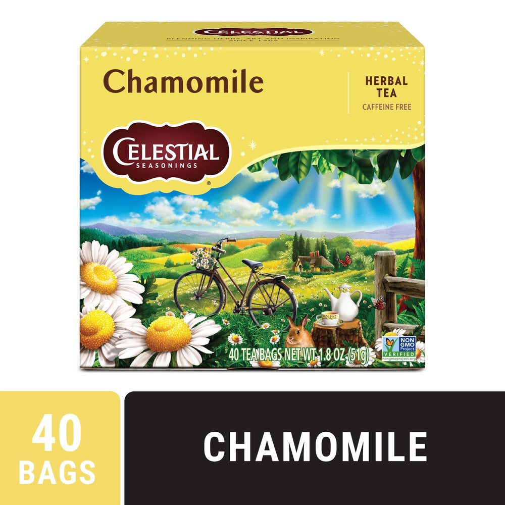 Celestial Seasonings Chamomile Caffeine-Free Herbal Tea · Salsa y sazonador · 40 pzas