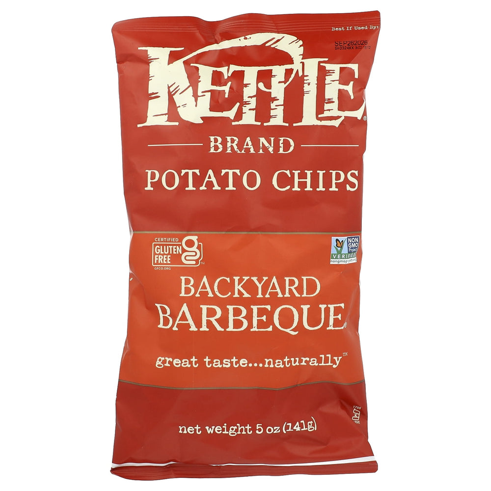 Kettle Brand Backyard Barbeque · Papas · 142 g · bolsa