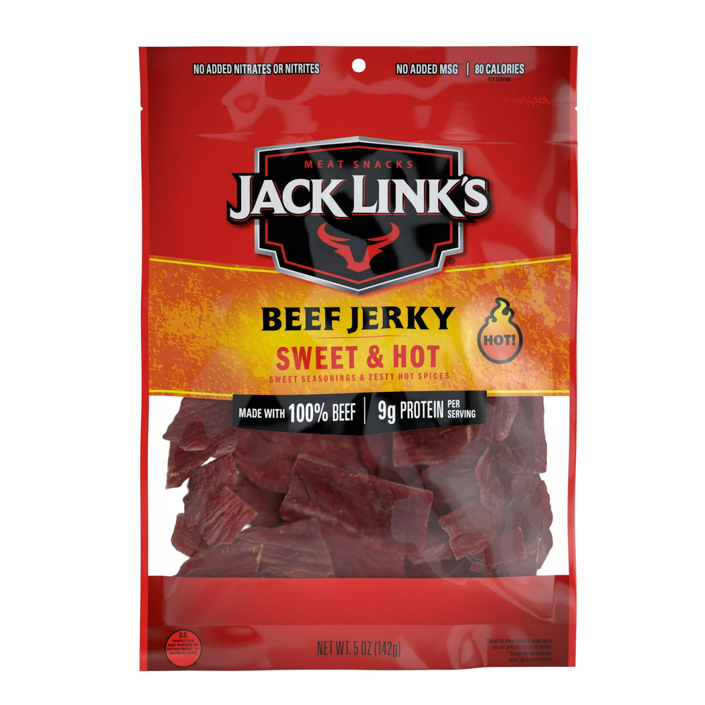 Jack Link’s Sweet & Hot · Carne seca · 9 g · bolsa