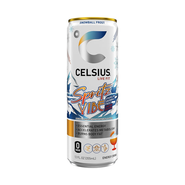 CELSIUS Sparkling Spritz Vibe Functional · Galletas saladas · 355 ml · lata