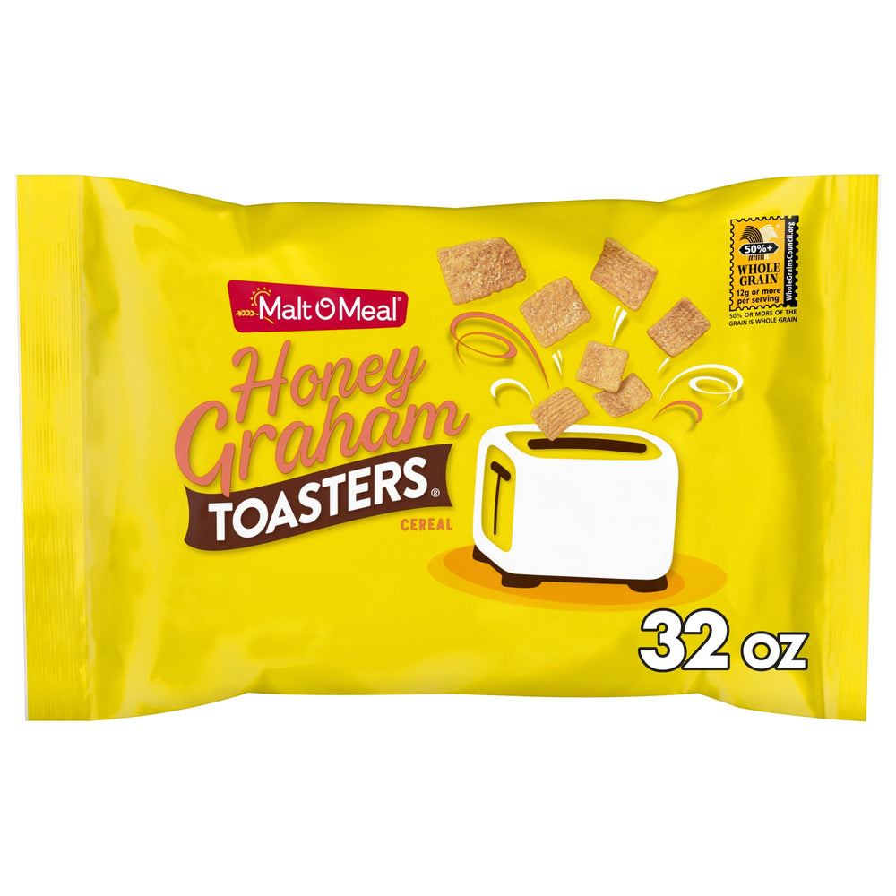 Malt-O-Meal Honey Graham Toasters Graham Squares · Cereal · 907 g