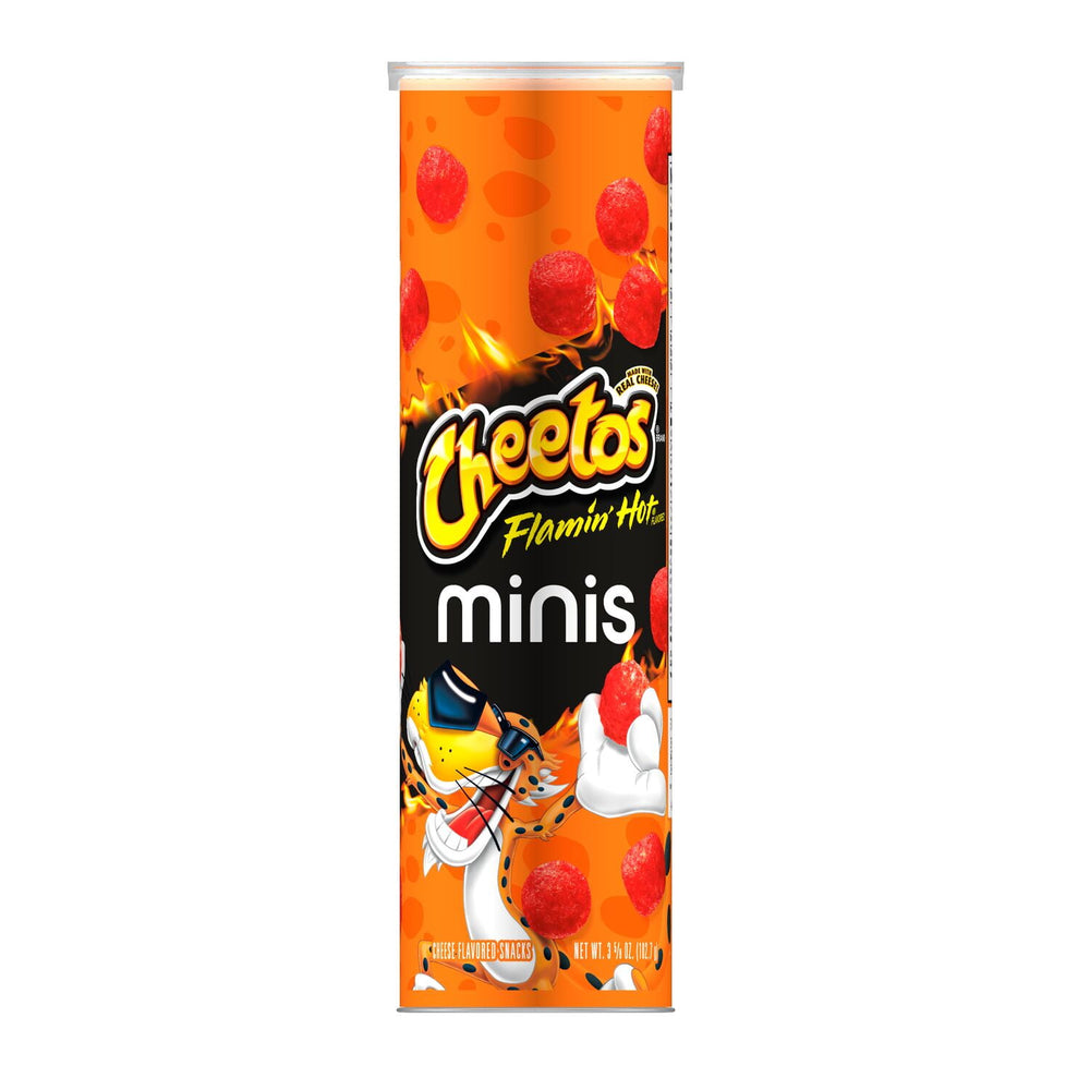 Cheetos Brand Minis Flamin’ Hot Cheese · Frituras · 103 g · bote