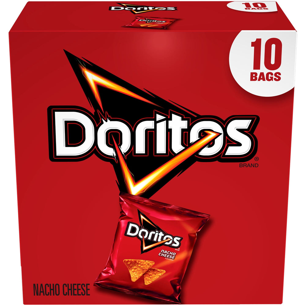 Doritos Nacho Cheese · Totopos · 10 pzas de 28 g