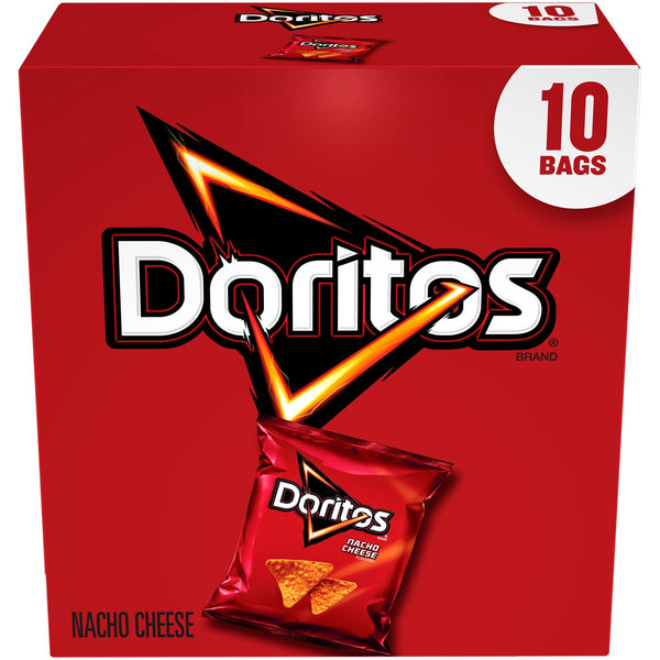 Doritos Nacho Cheese · Totopos · 10 pzas de 28 g