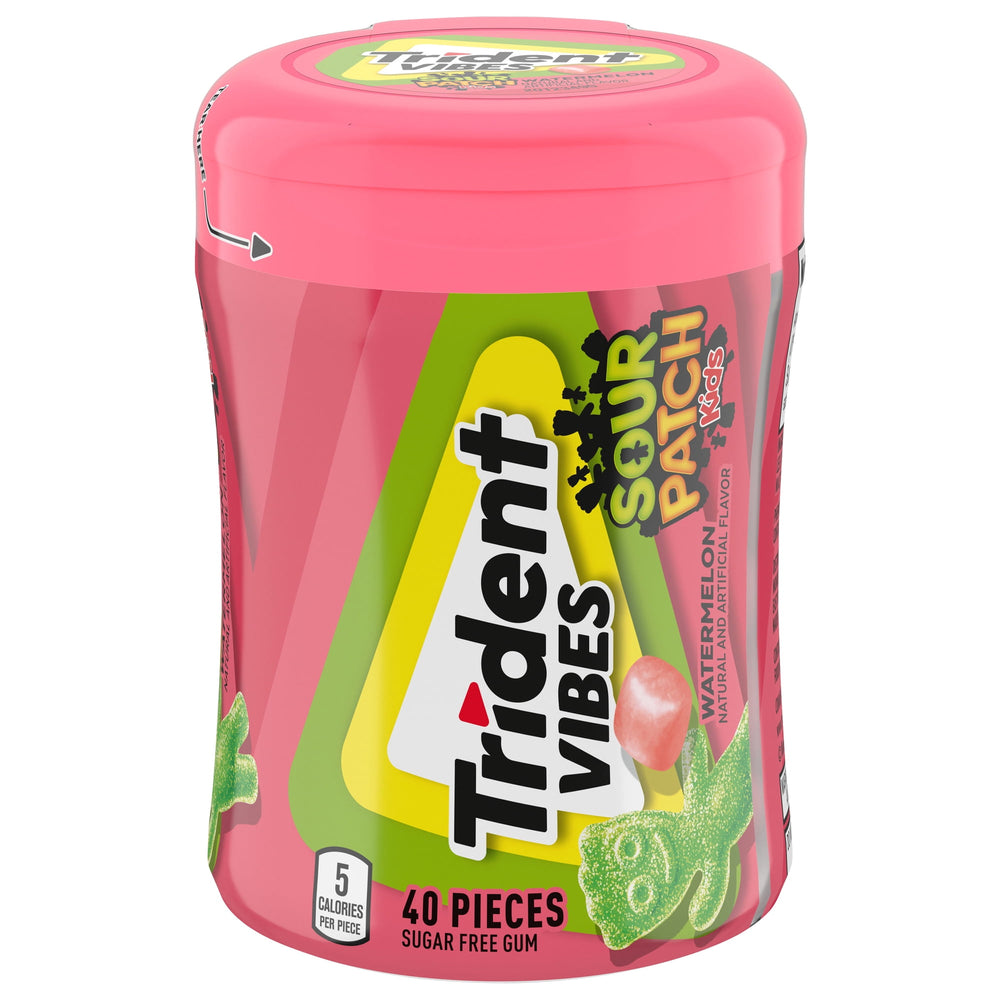 Trident Vibes Sour Patch Kids Watermelon Sugar Free · Bebida · botella
