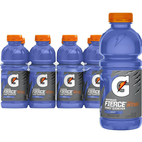 Gatorade Thirst Quencher Fierce Grape · Bebida · 8 pzas de 591 ml