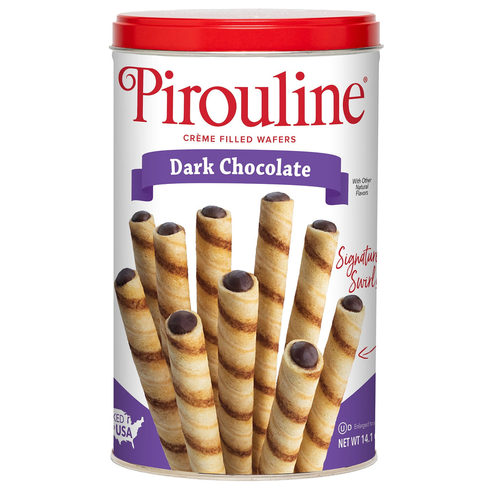DeBeukelaer Pirouline Dark Chocolate Creme Filled Rolls · Galletas · 32 galletas · 400 g