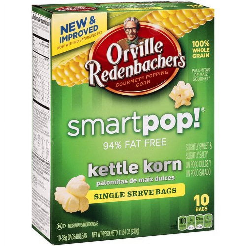 Orville Redenbachers Smart Pop! Kettle Korn · Palomitas · 34 g · bolsa