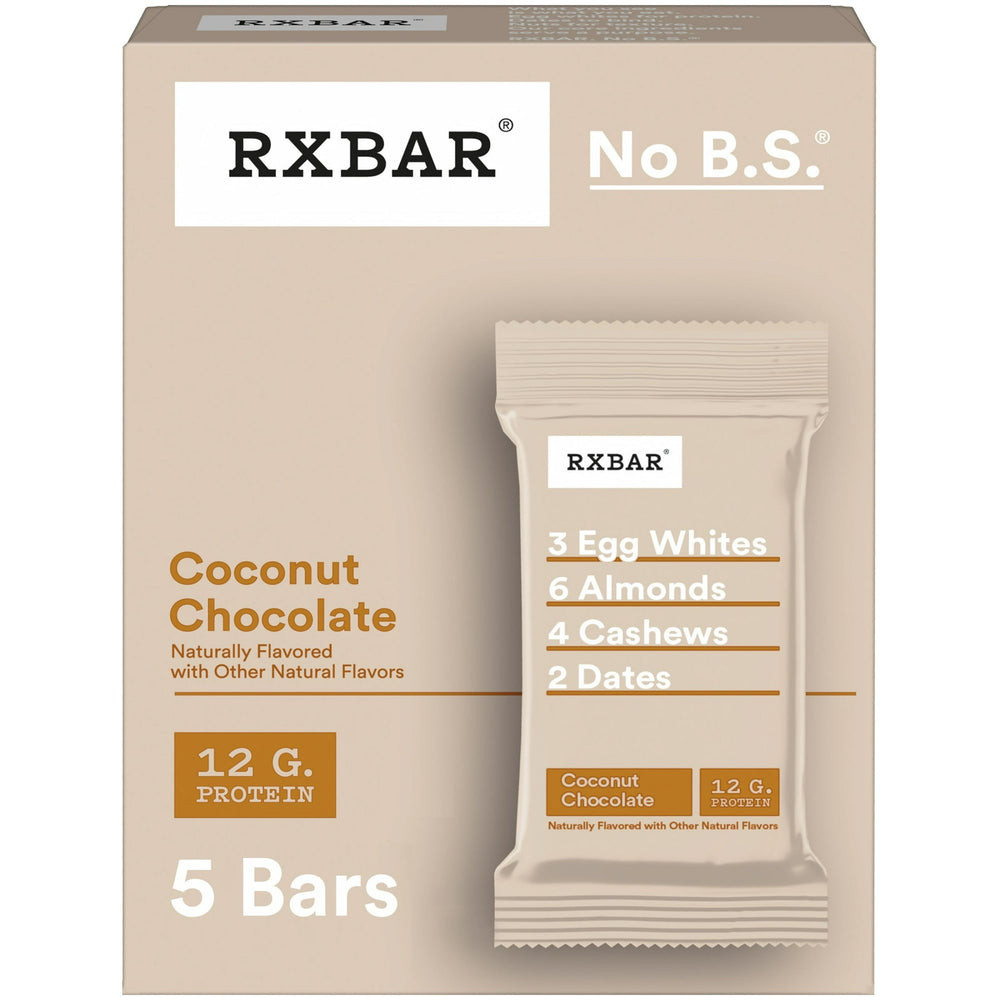RXBAR Coconut Chocolate · 5 barras, 258 g