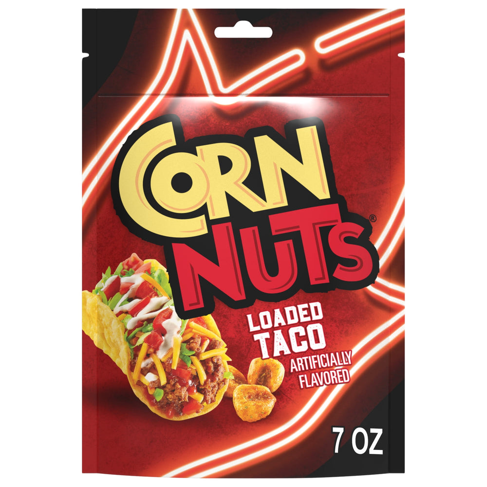 CORN NUTS Loaded Taco Plant-Based · Nueces · 198 g · bolsa