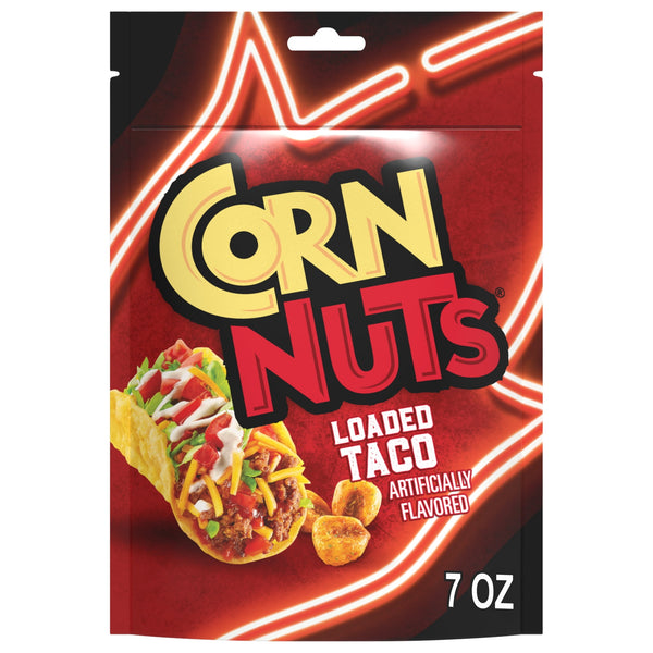 CORN NUTS Loaded Taco Plant-Based · Nueces · 198 g · bolsa