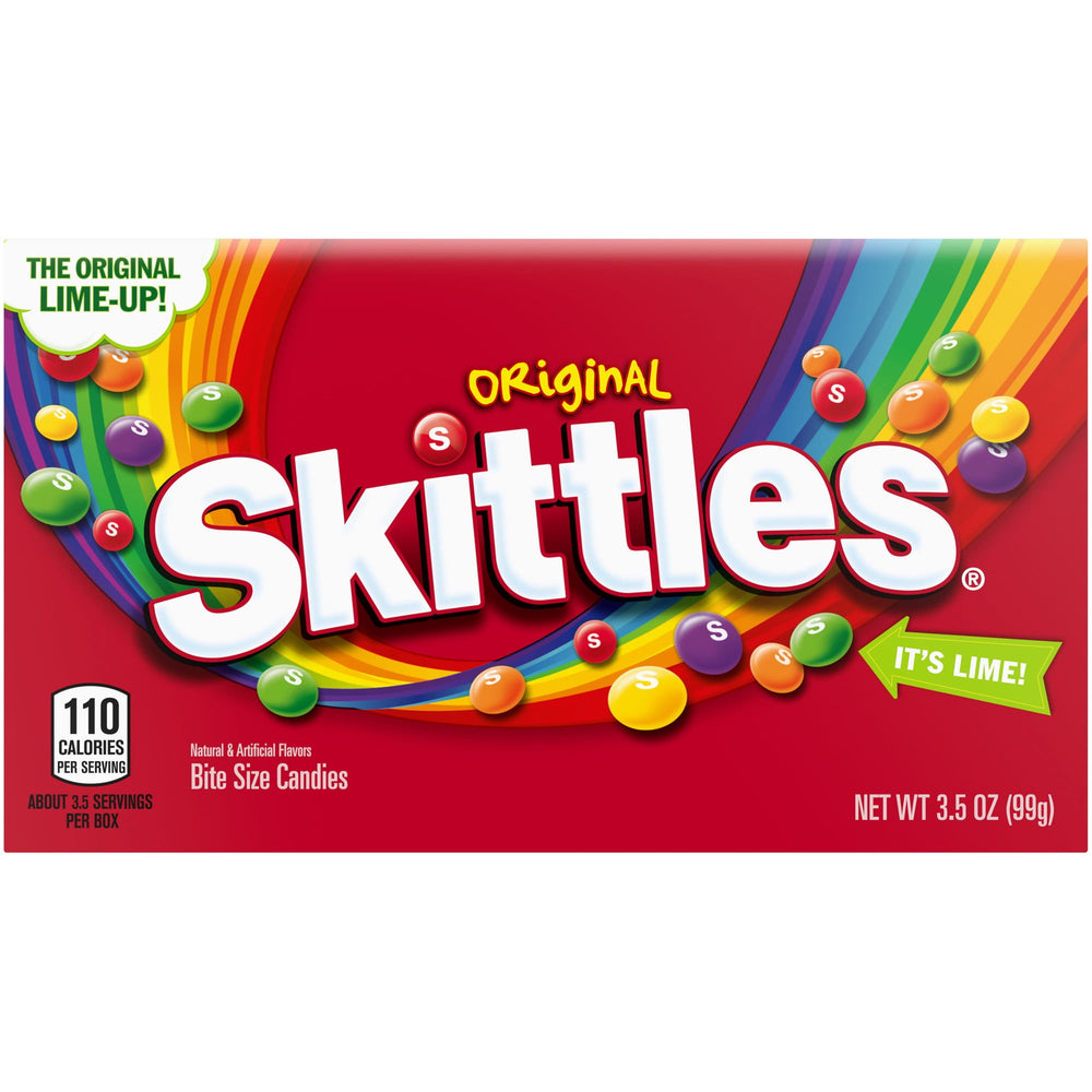 Skittles Original Theater · Caramelos · 99 g · caja