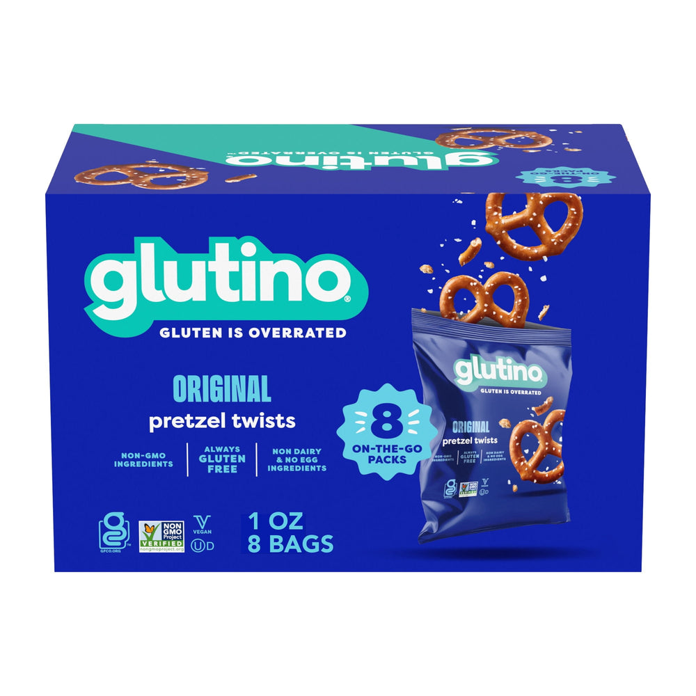 Glutino Pretzel Twists Gluten Free · Pretzels · 8 pzas de 28 g