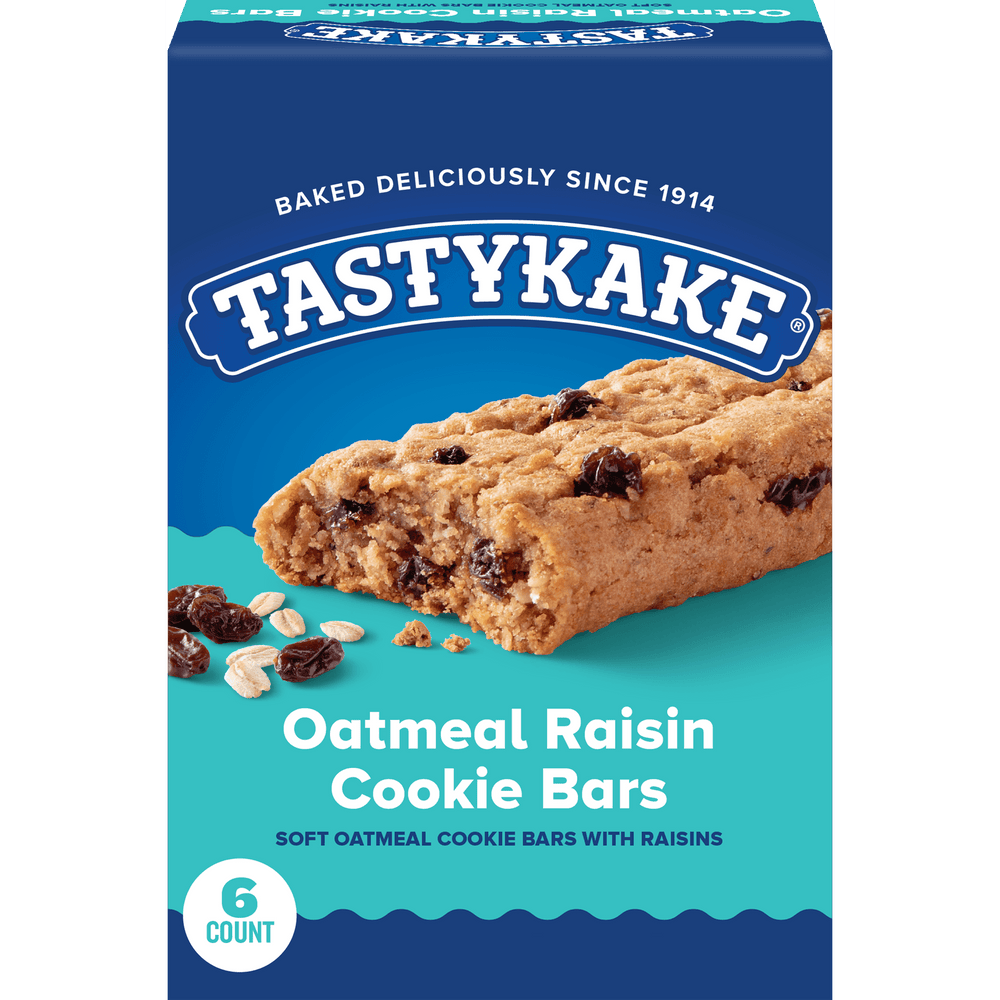 Tastykake Raisin Cookie 6 · Galletas · 6 pzas de 50 g
